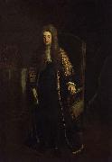 Jonathan Richardson Portrait of William Cowper, 1st Earl Cowper oil